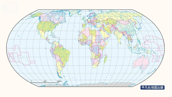 メルカトル図法に変わる地図を推奨 「真の現実に」アフリカ主導の思惑は 国連で採択