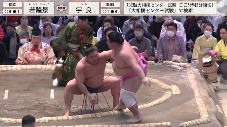 若隆景の強い相撲に元若乃花「今場所は大関のための足がかりの場所」と期待　相撲ファンも「ひと皮剥けた感じ」