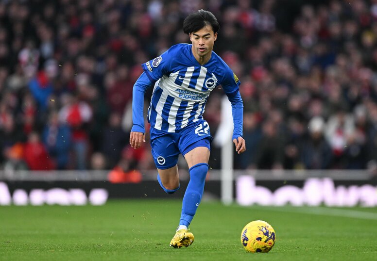 “アシスト未遂”の三笘薫に地元メディアが辛辣評価「もっと挑むべきだった」ブライトンは32試合連続得点ストップでアーセナル相手に完敗