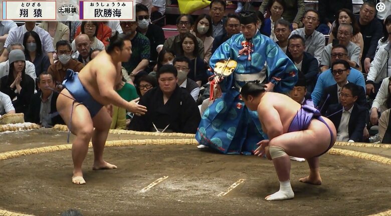 「行司激おこ」「怒られた」予期せぬ立ち合いに館内騒然「こわいよぅ」ファンも恐々