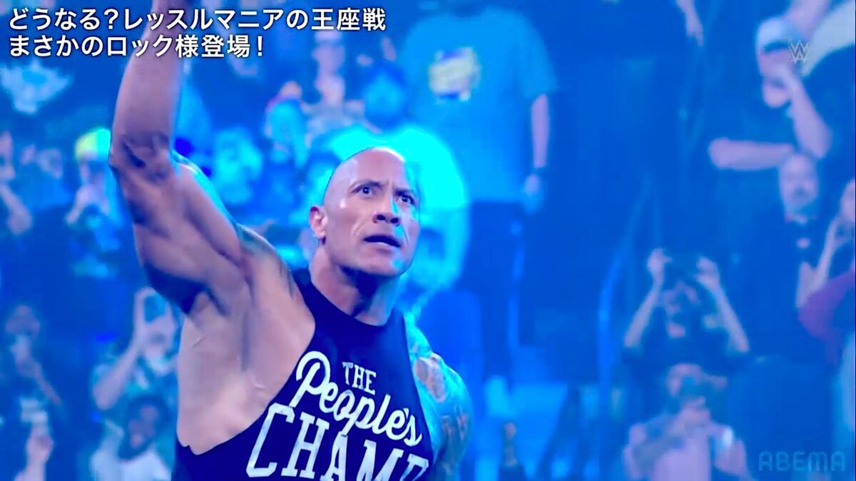 全米熱狂！ドウェイン・ジョンソン、WWEにサプライズ復帰 「ロック様キター」自身11年ぶり王座奪還ビッグマッチに照準 | 格闘技 | ABEMA  TIMES | アベマタイムズ