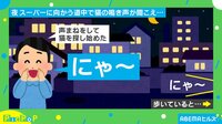 【映像】猫を探していたら…猫の鳴き真似が招いた“コントのような結末”