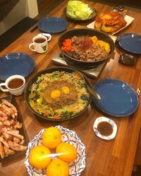 みきママ『キムチを食べる晩御飯です！』