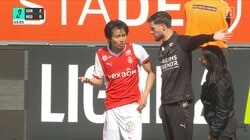 「は？ なんで？？？」中村敬斗に“不可解判定” まさかのイエロー提示に「意味不明」「どうした審判」本人も不満の表情