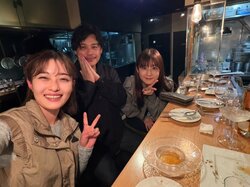 小倉優子「大好きなお二人」平子祐希＆井上咲楽との食事会で大笑い 「素敵な関係」「みんなの笑顔最高に可愛い」など反響