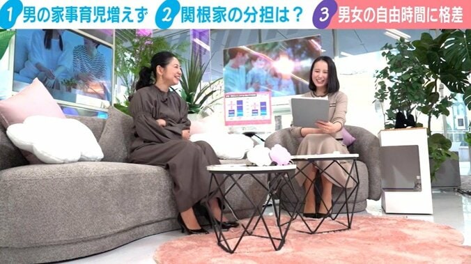 関根麻里、森川夕貴キャスター