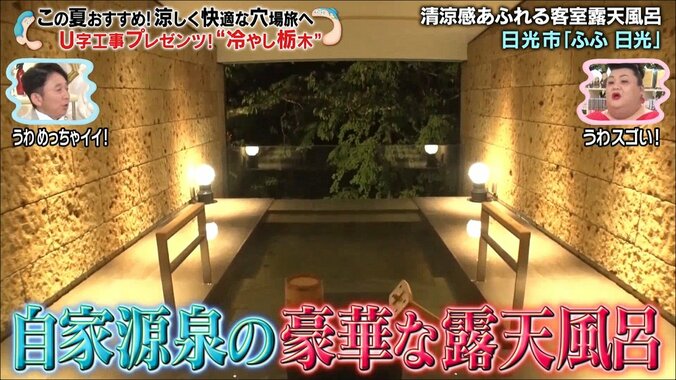 1泊24万超の栃木の高級旅館“全貌”にマツコ仰天！ 「これスゴい！」と思わず唸った室内露天風呂 3枚目