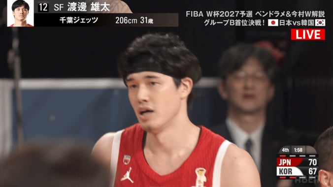 勝負どころで活躍した渡邊雄太