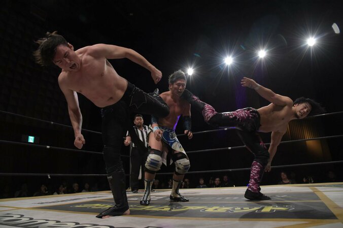 MAO＆ベイリーに試練！　DDT両国大会、タッグ王座戦は酒呑童子、#STRONGHEARTSとの3WAYに 1枚目