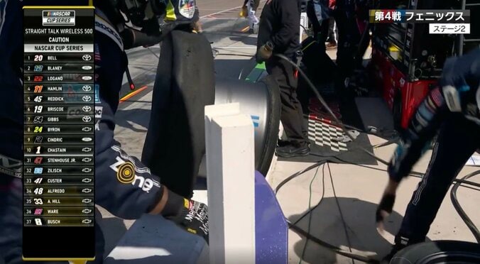 「なにこの同時多発」シボレーに相次ぐ“集団パンク”…異例の光景に中継騒然「みんな右前」「グッドイヤーさんどうなってんの？」 4枚目