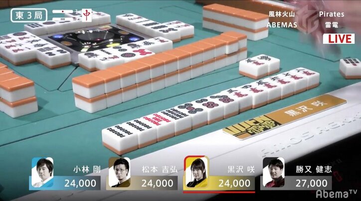 TEAM雷電・黒沢咲、ドラが咲き乱れる“セレブツモ”で快勝／麻雀・大和証券Mリーグ