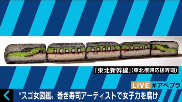 世界が賞賛し拡散した　巻き寿司アーティスト・たまちゃん