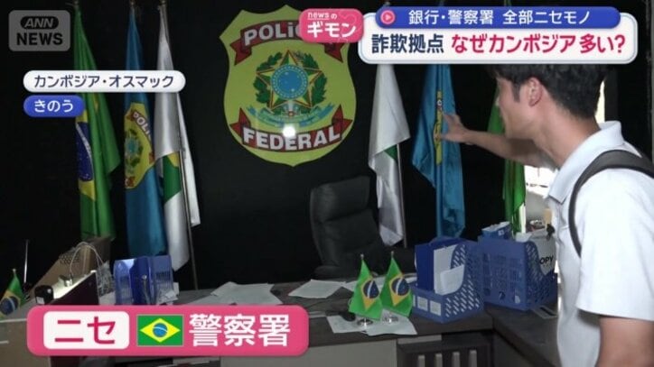 偽のブラジルの警察署