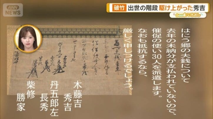 木下秀吉等連署状