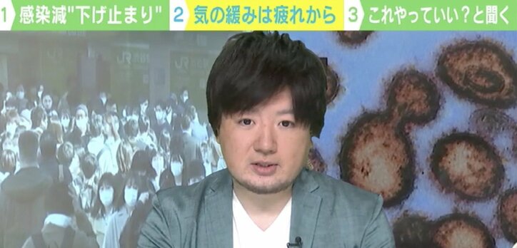 東京の感染者数は下げ止まり傾向か「“気の緩み”はリラックスした状態ではない」