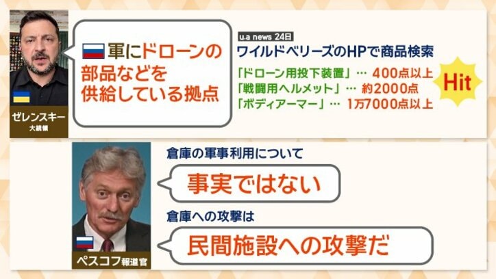なぜ民間の物流倉庫を攻撃？