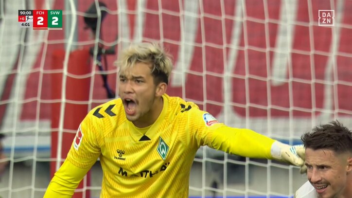 【映像】ディフレクションボールも超反応でセーブ