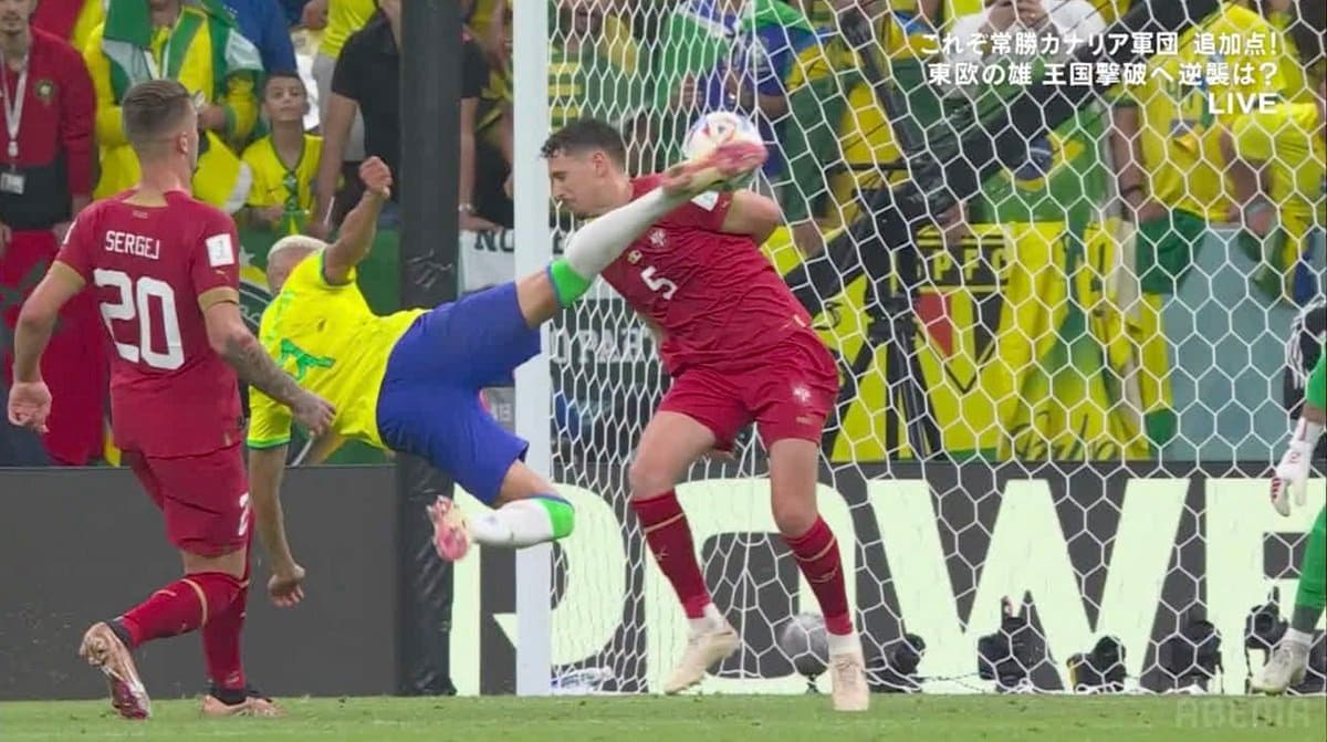 早くも大会No.1級のスーパーゴール！ブラジル代表・リシャルリソンの