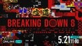 Breaking Down8（ブレイキングダウン8）速報・試合結果・対戦カード　大会情報（日程、会場、放送情報）も解説