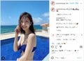 柏木由紀の“ボサ髪”水着ショットにファン絶賛「透明感！」「美しさもスタイルも最強」