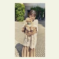 「どっちも可愛すぎ」「似てる！」浜辺美波、愛犬・ぽぷとの“初旅”を報告し反響続々