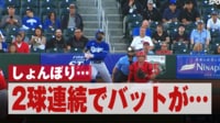 【映像】連続でバットが折れて無念そう