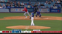 大谷翔平、第3打席で大きなライトフライ 打球音に「いったかと思ったー」「状態は良さそう」視聴者からは安心の声も