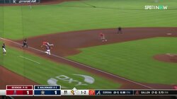 大谷翔平の同僚、ピンチの場面でチームを救うスーパープレー！