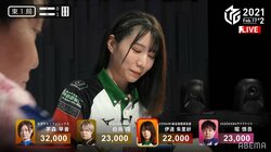 今じゃなーい！伊達朱里紗、リーチ後にドラ3枚引き思わずニヤリ 熱血実況「何よこのツモ、おかしいじゃない！？」／麻雀・Mリーグ