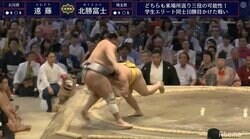 遠藤の“技能賞ルーレット”土俵際ぎりぎりの回り込みから2ケタ勝利　視聴者も「こりゃすげえ」