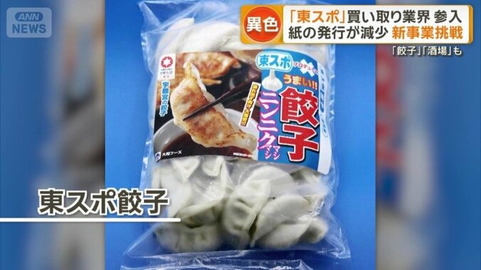 「東スポ餃子」や「東スポ酒場」などを形に
