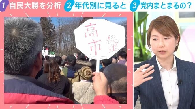 高市総理を応援する支持者