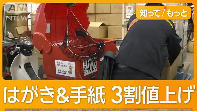 郵便料金きょうから大幅値上げ　連続赤字でサービス維持は…出したはがき何日で届く？ 1枚目