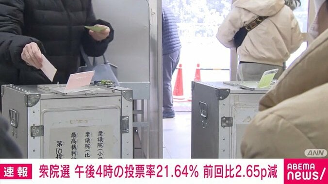 衆議院選挙の投票