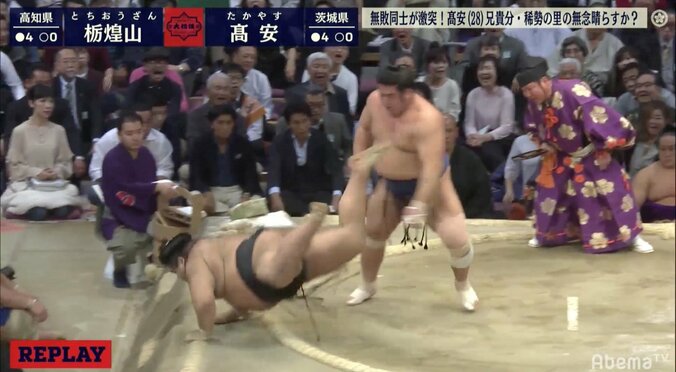 稀勢の里を休場に追い込んだ栃煌山、絶好調で同部屋の高安もすくい投げで撃破！ 1枚目