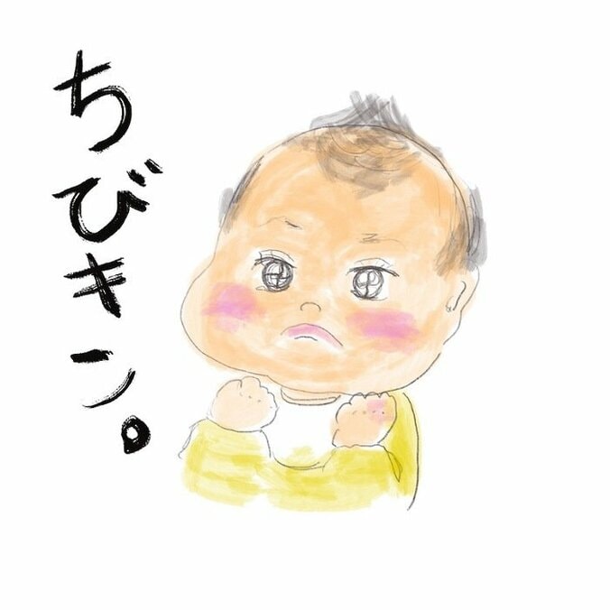 キンタロー。夫との画力対決で描いた娘の似顔絵を公開「似てる」「可愛い」の声 1枚目