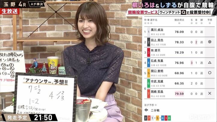 しずる村上、女子アナの予想を絶賛「買い方がエロい！」／ミッドナイト競輪