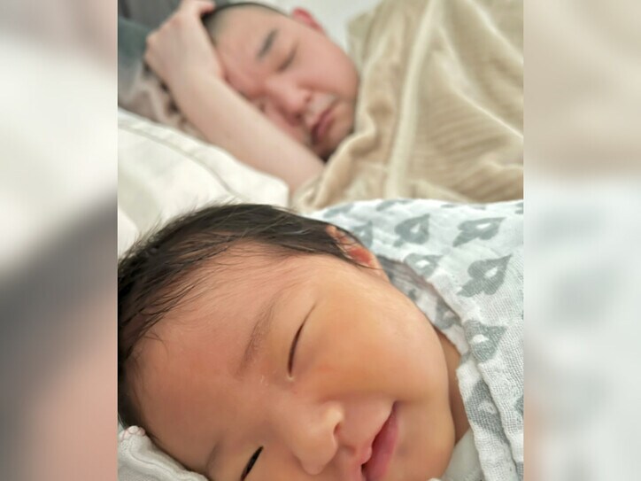 【画像】内山琴さんから見た娘と夫の内山信二さん