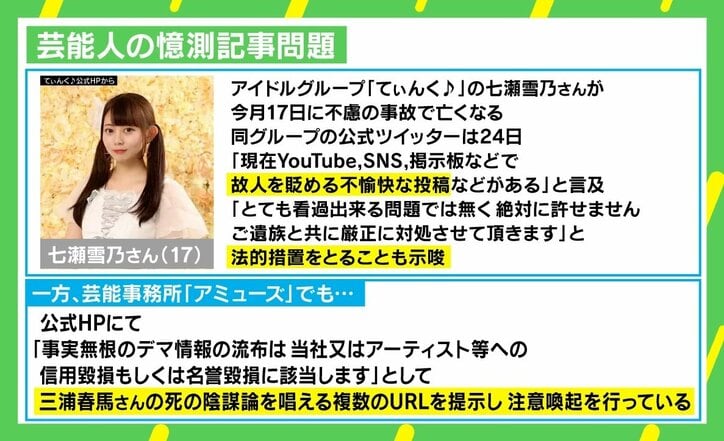 “逆張り”“被無視感”が過激な言動に走らせる要因に? 亡くなった芸能人への中傷・憶測に異例の注意喚起