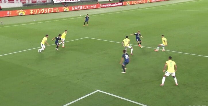 【映像】ブラジル代表2人をドリブルで無効化した瞬間