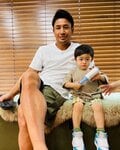 魔裟斗、息子との2ショットを公開「超可愛い」「そっくり」の声