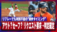 【映像】“際どすぎる”リプレーとチャレンジの一部始終