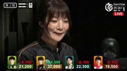 赤牌の方が引かれたがっている！セレブ雀士・黒沢咲、赤も手役もごっそり詰め込んだ親倍満の迫力がすごい「かっこよすぎ」「圧倒的やん」／麻雀・Mリーグ