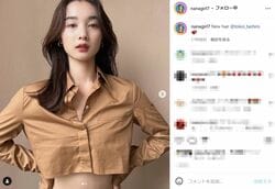 『オオカミ』出演の爆モテ美女・なな、美ウエストちらりのショットに称賛の声「めっちゃカッコイイ」