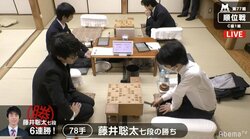 藤井聡太七段、順位戦連勝記録を「16」に　1期抜けへさらに前進／将棋・順位戦C級1組