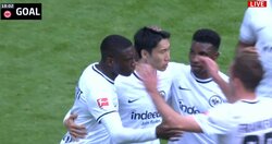 日本代表MF鎌田大地、20試合ぶり今季8得点でブンデスリーガ自己ベスト更新！ 冷静なPK弾に視聴者が称賛の嵐 「毎回コースがスゴすぎる」「読めても止められない」