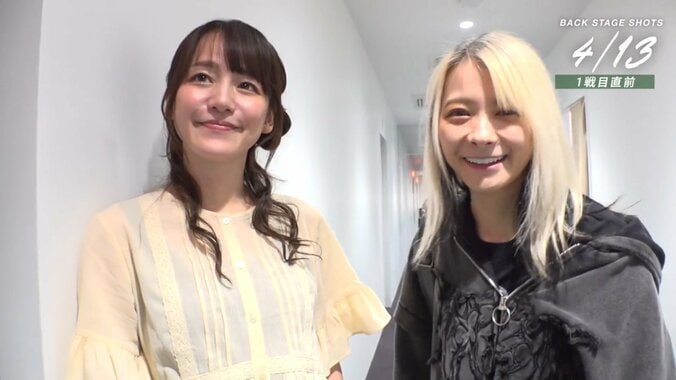 瑞原明奈・二階堂亜樹の“相思相愛ハグ”