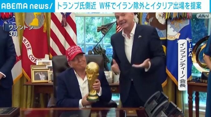 トランプ大統領とFIFA会長
