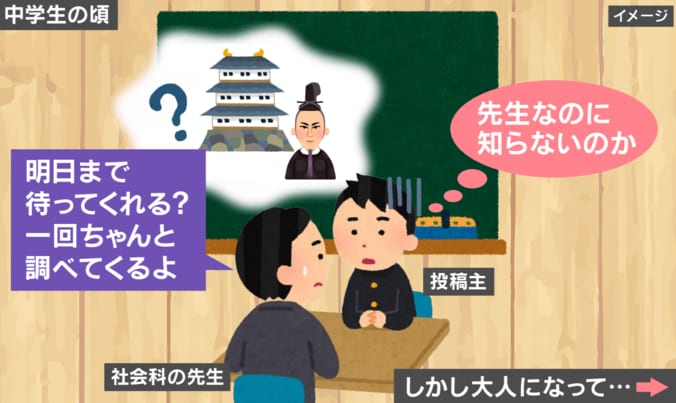 “先生の見習いたい姿”