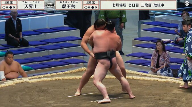 「何頭身だよ」身長197センチの“小顔”若手力士に熱視線「めっちゃ脚長い…」 4枚目
